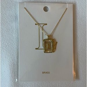 Namesake “L” Initial Necklace
